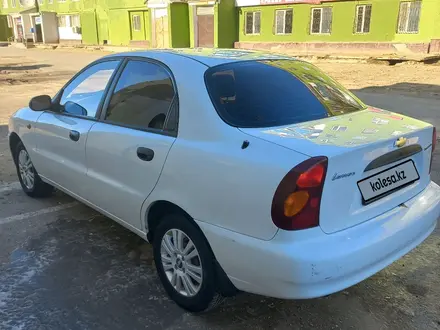 Chevrolet Lanos 2007 года за 1 350 000 тг. в Кызылорда – фото 4