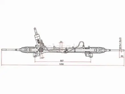 Рейка рулевая за 82 400 тг. в Караганда