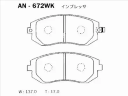 Колодки тормозные за 14 250 тг. в Алматы