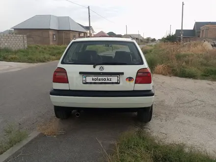 Volkswagen Golf 1993 года за 1 200 000 тг. в Шымкент – фото 7