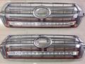 Фара ходовой огонь LED длинная в решетку (хром) Land Cruiser 200 2015-2021 за 52 000 тг. в Астана – фото 2