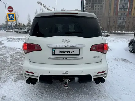 Infiniti QX80 2014 года за 9 500 000 тг. в Астана – фото 4