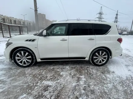 Infiniti QX80 2014 года за 9 500 000 тг. в Астана – фото 12