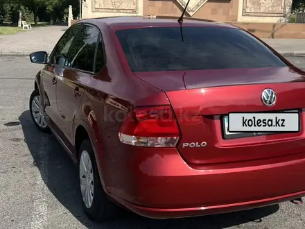 Volkswagen Polo 2015 года за 4 700 000 тг. в Тараз – фото 3