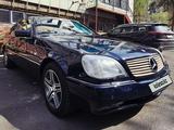 Mercedes-Benz CL 600 1995 года за 4 800 000 тг. в Алматы – фото 2
