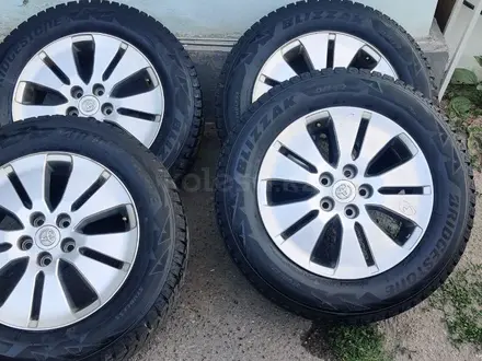 Привозные Диски Тойота Альфард R17 с зимней резиной Bridgestone 225/65/R17 за 200 000 тг. в Алматы – фото 11