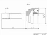 Шрус наружный, граната наружная за 24 250 тг. в Караганда
