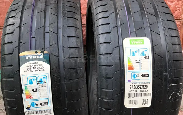 Nokian Tyres Hakka Black 2 245/40 R20 275/35 R20 Индекс скорости свыше Y 3 за 380 000 тг. в Алматы