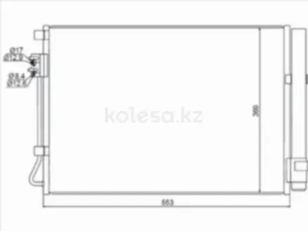 Радиатор кондиционера за 16 850 тг. в Шымкент