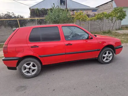 Volkswagen Golf 1997 года за 1 500 000 тг. в Тараз – фото 4