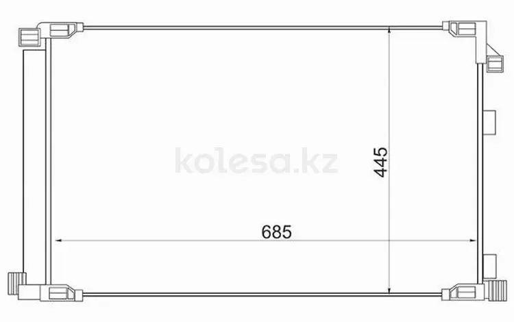 Радиатор кондиционера за 42 150 тг. в Астана