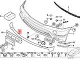 Накладка на передний бампер BMW x5 e53 V-4, 6 2000-2006үшін145 000 тг. в Алматы – фото 2