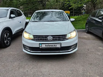 Volkswagen Polo 2018 года за 7 150 000 тг. в Алматы – фото 4