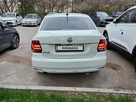 Volkswagen Polo 2018 года за 7 150 000 тг. в Алматы – фото 6