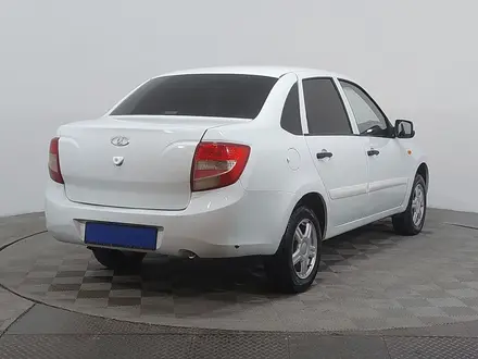 ВАЗ (Lada) Granta 2190 2013 года за 1 400 000 тг. в Астана – фото 7