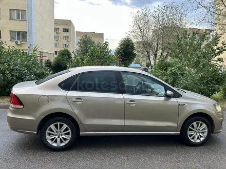 Volkswagen Polo 2015 года за 5 300 000 тг. в Алматы – фото 3