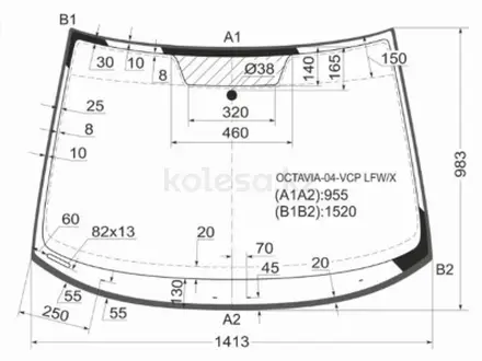 Стекло лобовое за 27 800 тг. в Алматы