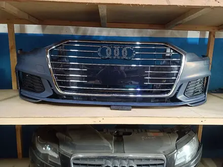 Передний бампер Audi A6 C8 за 450 000 тг. в Алматы