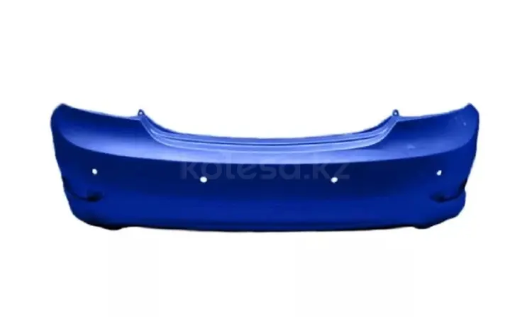 Бампер задний синего цвета Hyundai Accent 10-14 за 29 000 тг. в Алматы