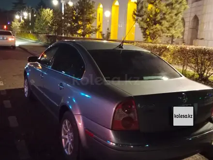 Volkswagen Passat 2003 года за 2 500 000 тг. в Алматы – фото 5