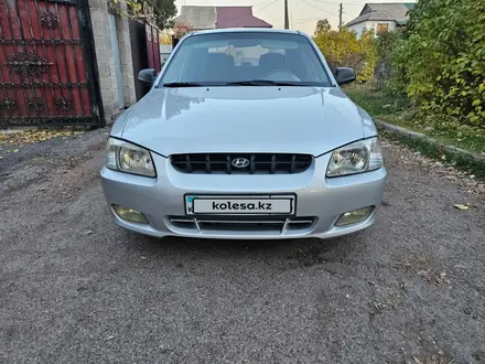 Hyundai Accent 2001 года за 2 700 000 тг. в Каскелен – фото 5