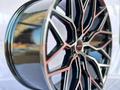 Премиальные диски R20 5x114.3 Black Machined Face за 440 000 тг. в Алматы – фото 2