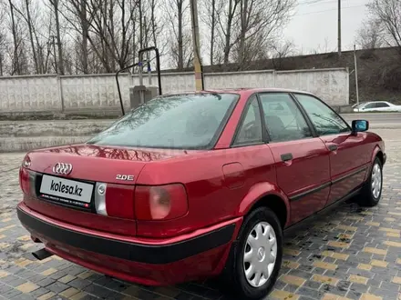 Audi 80 1991 года за 1 500 000 тг. в Тараз – фото 4