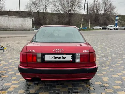 Audi 80 1991 года за 1 500 000 тг. в Тараз – фото 5