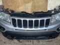 Ноускат Jeep Compass 10-16г Джип Компасс Фары Бампер телевизор морда носик за 300 000 тг. в Караганда – фото 2