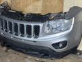 Ноускат Jeep Compass 10-16г Джип Компасс Фары Бампер телевизор морда носик за 300 000 тг. в Караганда – фото 4