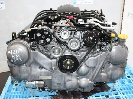 Двигатель на Subaru EZ30 с VVTI с Пластиковым коллектором (Обьем 3.0)үшін450 000 тг. в Алматы – фото 3