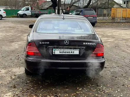 Mercedes-Benz S 600 2002 года за 5 000 000 тг. в Алматы – фото 5