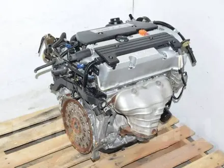 Honda Odyssey привозной двигатель K24 2.4л. Япония установка + масло. за 350 000 тг. в Алматы – фото 4