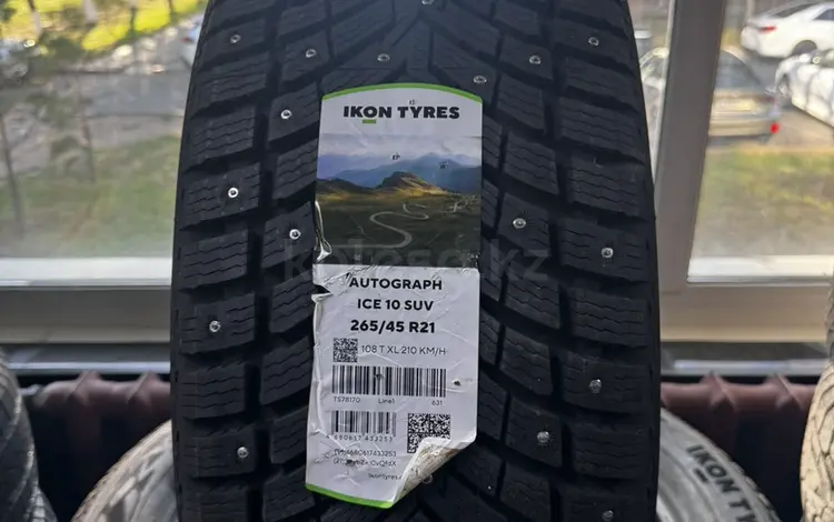 Шины Шипованные 265/45R21 IKON AUTOGRAPH 10 в наличии Астана за 158 000 тг. в Астана