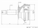 Граната, Шрус передний наружний за 24 550 тг. в Талдыкорган