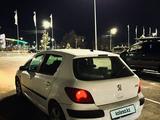 Peugeot 307 2002 года за 1 200 000 тг. в Тараз – фото 3