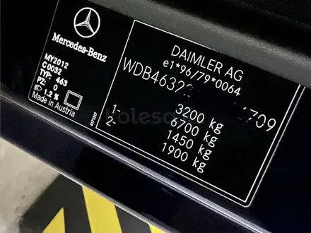Mercedes-Benz G 500 2012 года за 27 000 000 тг. в Алматы – фото 21