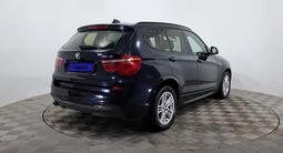 BMW X3 2014 года за 9 990 000 тг. в Астана – фото 5