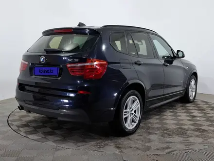BMW X3 2014 года за 9 990 000 тг. в Астана – фото 5
