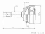 Шрус (Спереди за 23 050 тг. в Шымкент
