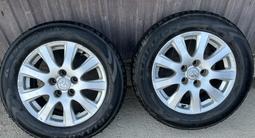 Титановые диски с зимней резиной на Камри 40 за 210 000 тг. в Алматы – фото 2
