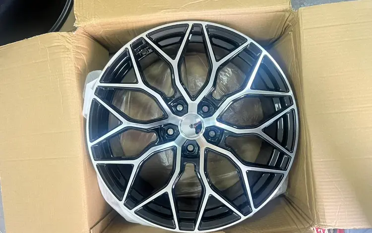Koko Sl507 R19 8.5J 5X112 ET40 Dia 66.5 Black Front Polished за 380 000 тг. в Алматы