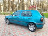 Volkswagen Golf 1994 года за 2 650 000 тг. в Тараз – фото 4