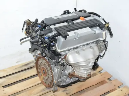 Двигатель Установка и масло в подарок Хонда Honda K24 2.4 литра Япония! за 74 900 тг. в Алматы – фото 2