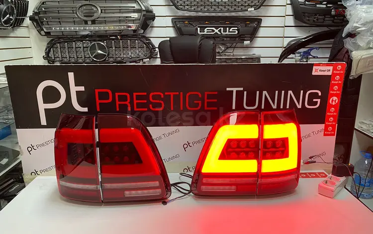 Задние фонари на Land Cruiser 100 1998-2007 дизайн LC300 (Красный цвет) за 130 000 тг. в Астана