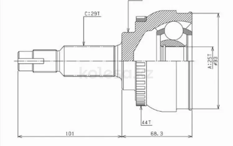 Шрус (Спередиүшін27 050 тг. в Караганда
