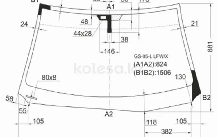 Стекло лобовоеfor25 750 тг. в Алматы