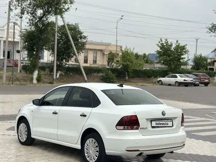 Volkswagen Polo 2019 года за 6 300 000 тг. в Шымкент – фото 4