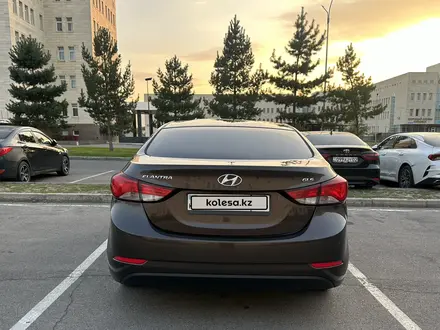 Hyundai Elantra 2015 года за 6 700 000 тг. в Алматы – фото 8