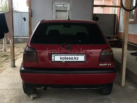 Volkswagen Golf 1992 года за 1 500 000 тг. в Кызылорда – фото 7